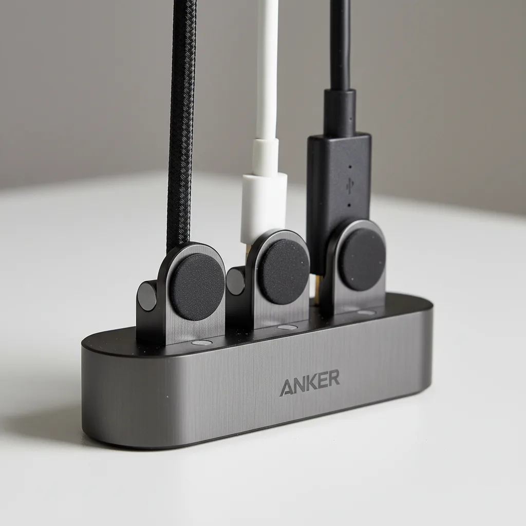 Anker Magnetic Cable Holder Desk Organizer image 3