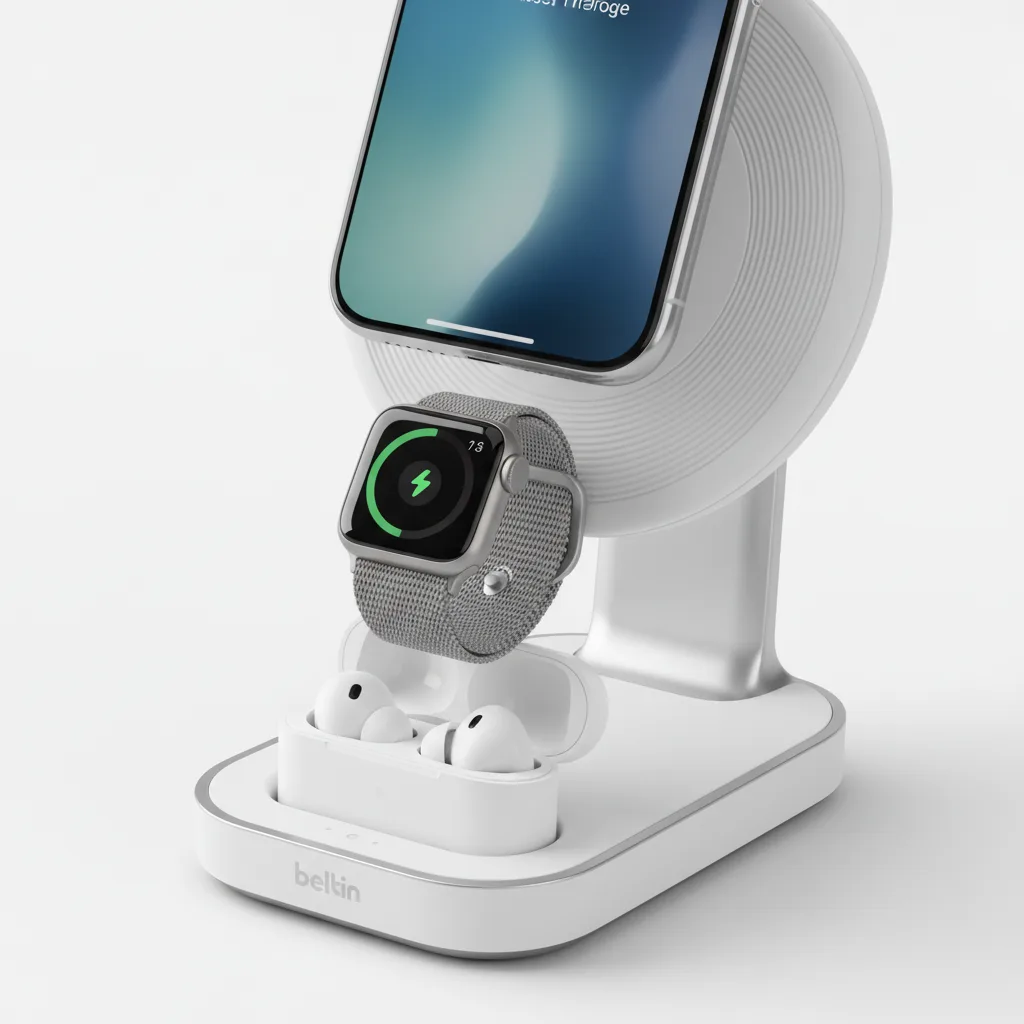 Belkin BoostCharge Pro 3-in-1 Wireless Charger image 3