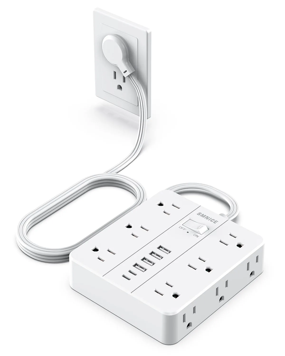 Insignia 6-Outlet Surge Protector with USB image 3