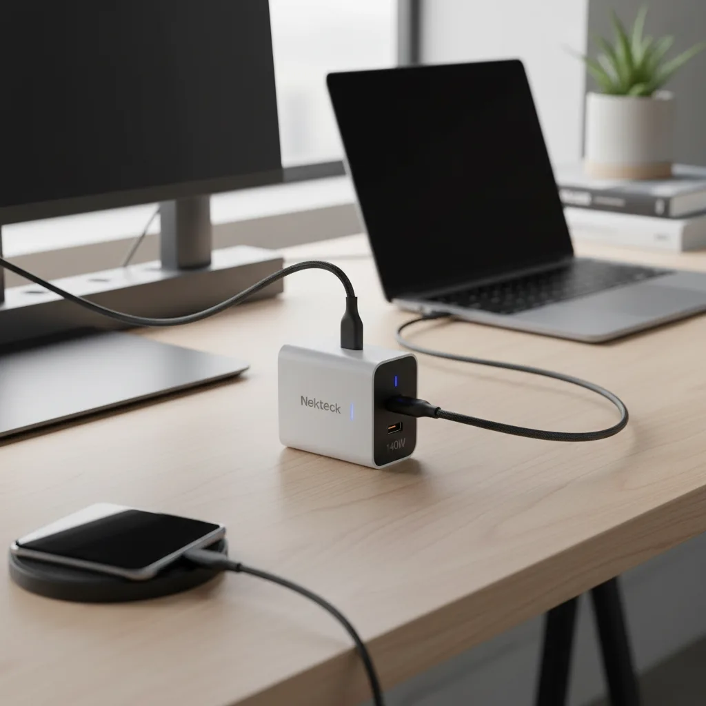 Nekteck 140W USB-C Charger GaN image 2