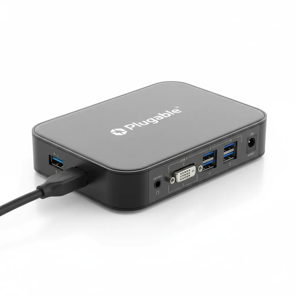Plugable USB 3.0 Universal Laptop Docking Station
